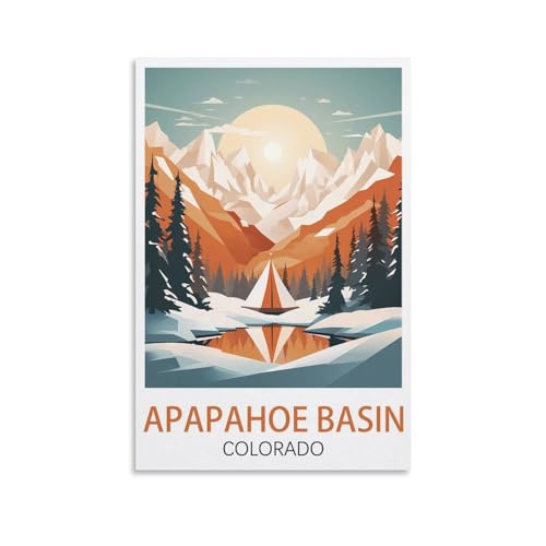 2000-teiliges Puzzle, Apapahoe Basin, Colorado Poster Puzzle 2000 Teile Papierpuzzle Lernspielzeug für Erwachsene und Kinder, Familien-Dekompressionsspiel 100 x 70 cm von AFHMZ