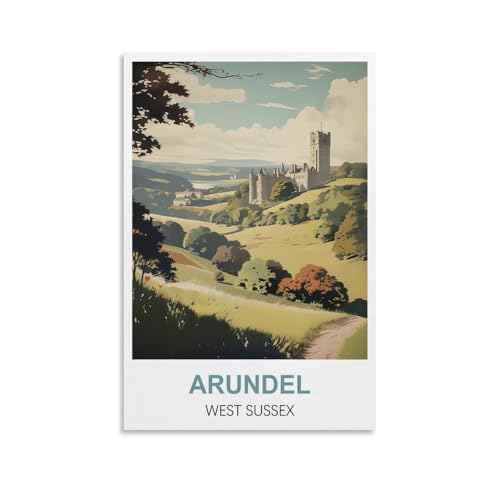 2000-teiliges Puzzle, Arundel West Sussex-Poster, Puzzles für Erwachsene, Kunstwerk, Hauswanddekoration, anspruchsvolles Puzzle für Familienspiele, 100 x 70 cm 2000-teiliges Puzzle, Arundel West Sussex-Poster, Puzzles für Erwachsene, Kunstwerk, Hauswanddekoration, anspruchsvolles Puzzle für Familienspiele, 100 x 70 cm von AFHMZ
