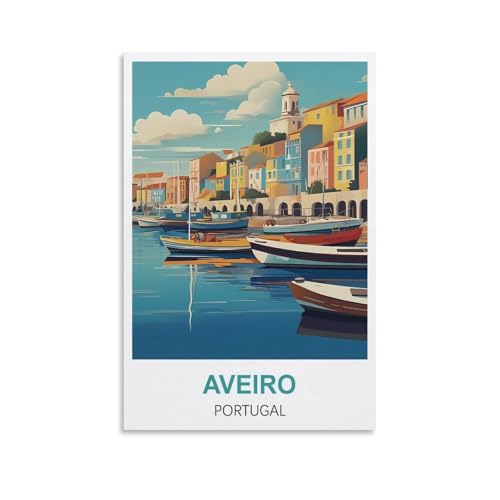 2000-teiliges Puzzle, Aveiro, Portugal-Poster für Kinder und Erwachsene, personalisiertes Puzzle-Spiel zum Zusammenbauen, 100 x 70 cm von AFHMZ
