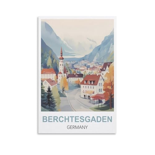 2000-teiliges Puzzle, Berchtesgaden, Deutschland-Poster, Puzzle 2000 Teile für Erwachsene, Malpuzzle 2000 Teile, anspruchsvolle DIY-Puzzles für Erwachsene, 100 x 70 cm von AFHMZ