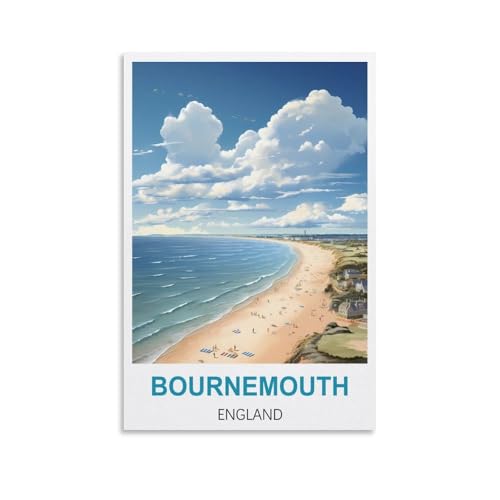 2000-teiliges Puzzle, Bournemouth, England-Poster, Puzzle 2000 Teile für Erwachsene, Malpuzzle 2000 Teile, anspruchsvolle DIY-Puzzles für Erwachsene, 100 x 70 cm 2000-teiliges Puzzle, Bournemouth, England-Poster, Puzzle 2000 Teile für Erwachsene, Malpuzzle 2000 Teile, anspruchsvolle DIY-Puzzles für Erwachsene, 100 x 70 cm von AFHMZ