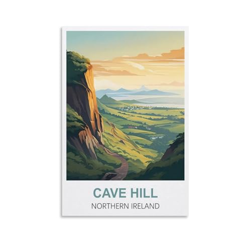 2000-teiliges Puzzle, Cave Hill, Nordirland, für Kinder und Erwachsene, personalisiertes Puzzle-Spiel zum Zusammensetzen, 100 x 70 cm von AFHMZ