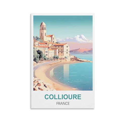 2000-teiliges Puzzle, Collioure, Frankreich, 2000-teiliges Puzzle für Erwachsene – anspruchsvolles Denksport-Puzzle für Erwachsene, 100 x 70 cm 2000-teiliges Puzzle, Collioure, Frankreich, 2000-teiliges Puzzle für Erwachsene – anspruchsvolles Denksport-Puzzle für Erwachsene, 100 x 70 cm von AFHMZ