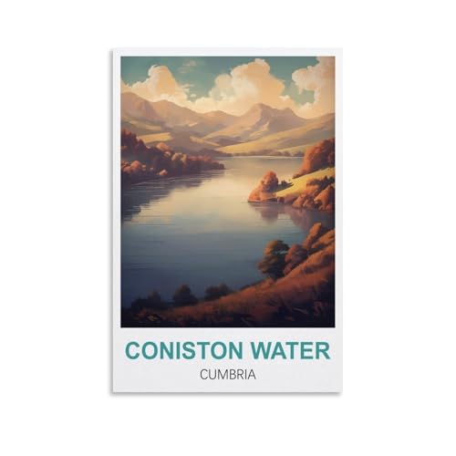 2000-teiliges Puzzle, Coniston Water, Cumbria für Kinder und Erwachsene, personalisiertes Puzzle-Spiel zum Zusammenbauen, 100 x 70 cm von AFHMZ