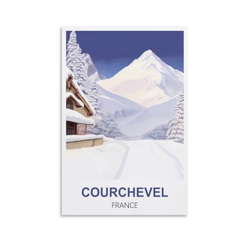 2000-teiliges Puzzle, Courchevel, Frankreich, Puzzle 2000 Teile für Erwachsene, Malpuzzle 2000 Teile, anspruchsvolle DIY-Puzzles für Erwachsene, 100 x 70 cm von AFHMZ