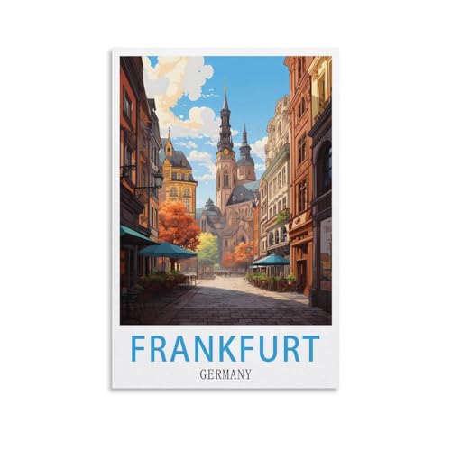 2000-teiliges Puzzle, Frankfurt-Deutschland-Poster für Kinder und Erwachsene, personalisiertes Puzzle-Spiel zum Zusammenbauen, 100 x 70 cm 2000-teiliges Puzzle, Frankfurt-Deutschland-Poster für Kinder und Erwachsene, personalisiertes Puzzle-Spiel zum Zusammenbauen, 100 x 70 cm von AFHMZ