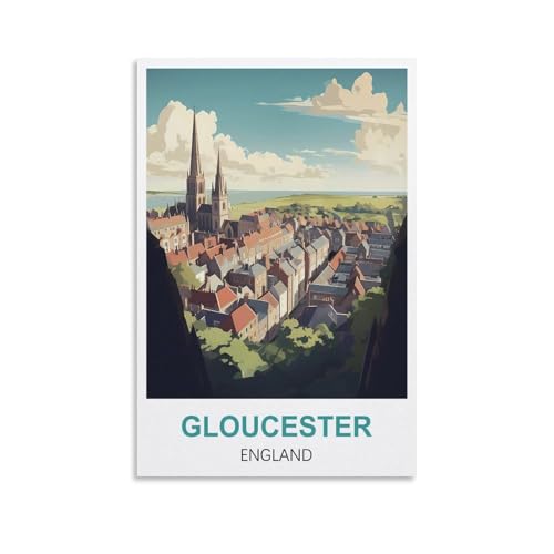 2000-teiliges Puzzle, Gloucester, England, für Kinder und Erwachsene, personalisiertes Puzzle-Spiel zum Zusammensetzen, 100 x 70 cm von AFHMZ