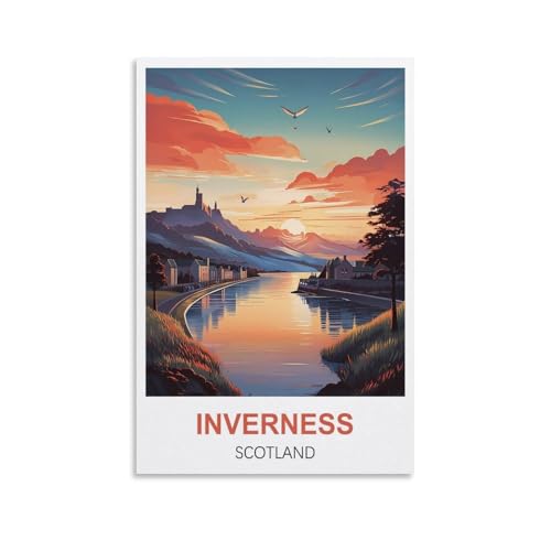 2000-teiliges Puzzle, Inverness, Schottland für Kinder und Erwachsene, personalisiertes Puzzle-Spiel zum Zusammensetzen, 100 x 70 cm von AFHMZ
