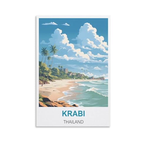2000-teiliges Puzzle, Krabi-Thailand-Poster für Kinder und Erwachsene, personalisiertes Puzzle-Spiel zum Zusammenbauen, 100 x 70 cm 2000-teiliges Puzzle, Krabi-Thailand-Poster für Kinder und Erwachsene, personalisiertes Puzzle-Spiel zum Zusammenbauen, 100 x 70 cm von AFHMZ