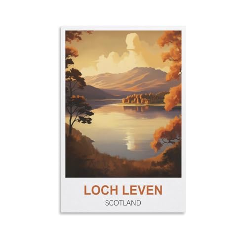 2000-teiliges Puzzle, Loch Leven, Schottland-Poster für Kinder und Erwachsene, personalisiertes Puzzle-Spiel zum Zusammenbauen, 100 x 70 cm 2000-teiliges Puzzle, Loch Leven, Schottland-Poster für Kinder und Erwachsene, personalisiertes Puzzle-Spiel zum Zusammenbauen, 100 x 70 cm von AFHMZ
