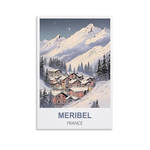 2000-teiliges Puzzle, Meribel, Frankreich, Puzzle 2000 Teile, Papierpuzzle, Lernspielzeug für Erwachsene und Kinder, Familien-Dekompressionsspiel, 100 x 70 cm von AFHMZ