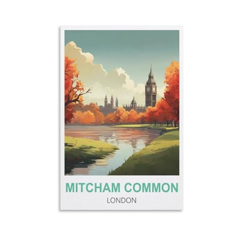 2000-teiliges Puzzle, Mitcham Common London Poster aus Papierpuzzles, geeignet für Erwachsene, Kinder und Familien, Stressabbau-Puzzlespiele, 100 x 70 cm 2000-teiliges Puzzle, Mitcham Common London Poster aus Papierpuzzles, geeignet für Erwachsene, Kinder und Familien, Stressabbau-Puzzlespiele, 100 x 70 cm von AFHMZ