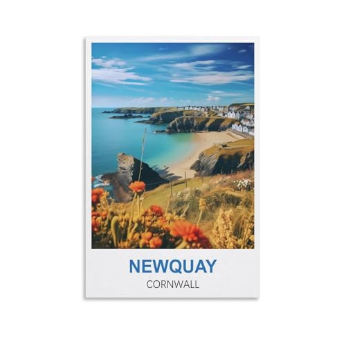 2000-teiliges Puzzle, Newquay Cornwall, anspruchsvolles, schwieriges Puzzle, Lernspiel, Puzzles, Geschenke für Erwachsene, 100 x 70 cm von AFHMZ