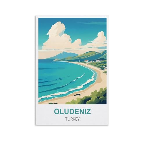 2000-teiliges Puzzle, Ölüdeniz, Türkei, Puzzles für Erwachsene, Kunstwerk, Hauswanddekoration, anspruchsvolles Puzzle für Familienspiele, 100 x 70 cm von AFHMZ