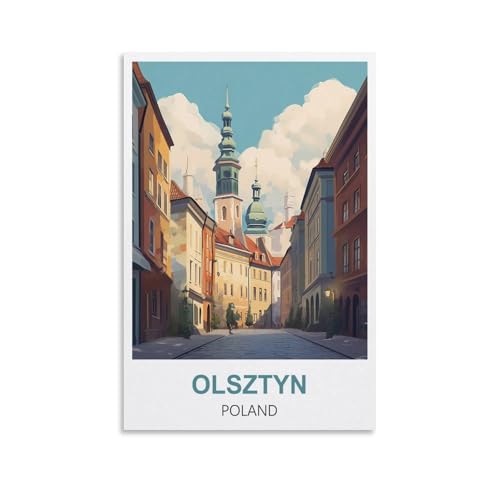 2000-teiliges Puzzle, Olsztyn, Polen, Poster-Puzzle, 2000-teiliges Holzpuzzle, Lernspielzeug für Erwachsene und Kinder, Familien-Dekompressionsspiel, 100 x 70 cm von AFHMZ