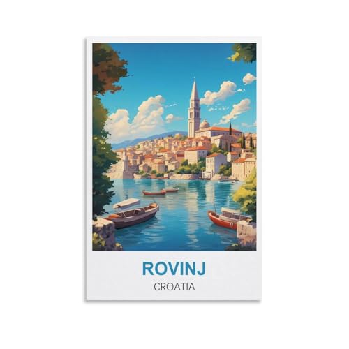 2000-teiliges Puzzle, Rovinj, Kroatien für Kinder und Erwachsene, personalisiertes Puzzle-Spiel zum Zusammensetzen, 100 x 70 cm von AFHMZ