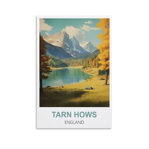 2000-teiliges Puzzle, Tarn Hows England Poster Puzzle 2000 Teile Holzpuzzle Lernspielzeug für Erwachsene und Kinder Familiendekompressionsspiel 100x70CM von AFHMZ