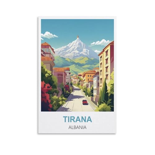 2000-teiliges Puzzle, Tirana, Albanien für Kinder und Erwachsene, personalisiertes Puzzle-Spiel zum Zusammenbauen, 100 x 70 cm von AFHMZ