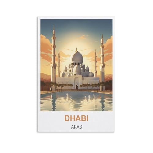 2000-teiliges Puzzle, arabische Poster aus Dubai, anspruchsvolle Puzzles, Puzzlespiel für die ganze Frau, Geschenke für Männer, 100 x 70 cm von AFHMZ