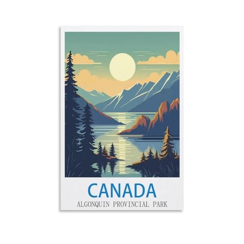 2000-teiliges Puzzle „Algonquin Provincial Park, Kanada“ für Kinder und Erwachsene, personalisiertes Puzzle-Spiel zum Zusammensetzen, 100 x 70 cm von AFHMZ