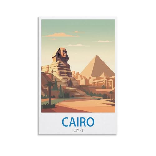 2000-teiliges Puzzle „Kairo, Ägypten“ für Kinder und Erwachsene, personalisiertes Puzzle-Spiel zum Zusammensetzen, 100 x 70 cm von AFHMZ