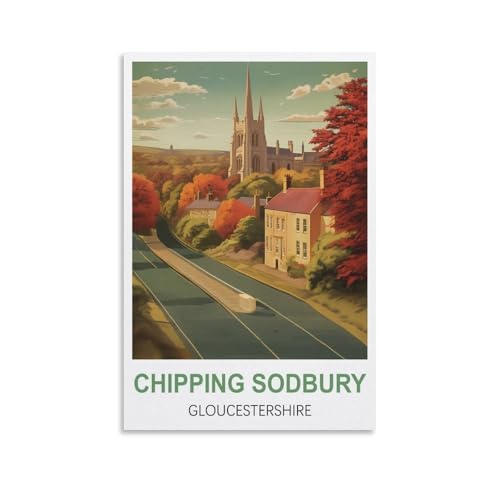 2000-teiliges Puzzle Chipping Sodbury, Gloucestershire, für Kinder und Erwachsene, personalisiertes Puzzle-Spiel zum Zusammensetzen, 100 x 70 cm von AFHMZ