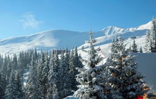 2000-teiliges Puzzle – Erwachsene und Kinder ab 14 Jahren – Puzzle in Premiumqualität, Ukraine, Skigebiet, Bukovel, Landschaften, 100 x 70 cm von AFHMZ