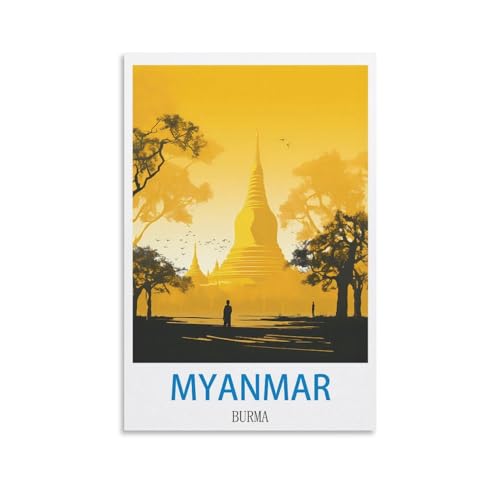 2000-teiliges Puzzle Myanmar Burma, anspruchsvolle Puzzles, Puzzlespiel für das Ganze für Frauen, Geschenke für Männer, 100 x 70 cm von AFHMZ