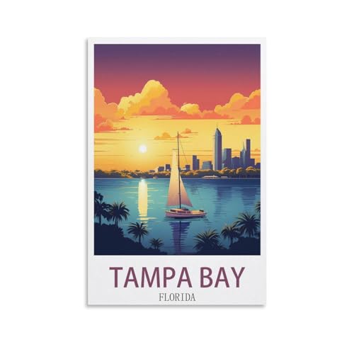 2000-teiliges Puzzle Tampa Bay, Florida, für Kinder und Erwachsene, personalisiertes Puzzle-Spiel zum Zusammensetzen, 100 x 70 cm von AFHMZ