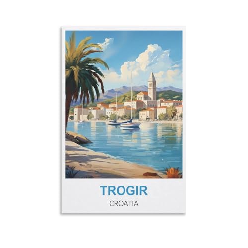 2000-teiliges Puzzle Trogir, Kroatien, Puzzles für Erwachsene, Kunstwerk, Hauswanddekoration, anspruchsvolles Puzzle für Familienspiele, 100 x 70 cm 2000-teiliges Puzzle Trogir, Kroatien, Puzzles für Erwachsene, Kunstwerk, Hauswanddekoration, anspruchsvolles Puzzle für Familienspiele, 100 x 70 cm von AFHMZ