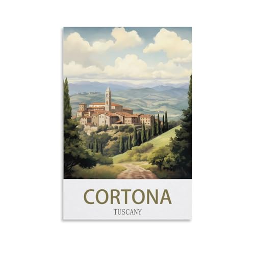 2000-teiliges Puzzle für Erwachsene, Cortona, Toskana, 2000-teiliges Puzzle, Lernspiele, Heimdekoration, Puzzle, 100 x 70 cm von AFHMZ