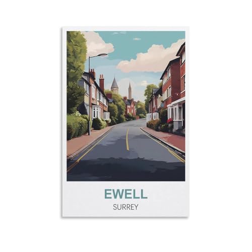 2000-teiliges Puzzle für Erwachsene, Ewell Surrey, 2000-teiliges Puzzle, Lernspiele, Heimdekoration, Puzzle, 100 x 70 cm von AFHMZ