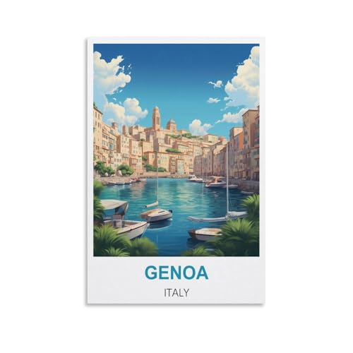 2000-teiliges Puzzle für Erwachsene, Genua, Italien, 2000-teiliges Puzzle, Lernspiele, Heimdekoration, Puzzle, 100 x 70 cm 2000-teiliges Puzzle für Erwachsene, Genua, Italien, 2000-teiliges Puzzle, Lernspiele, Heimdekoration, Puzzle, 100 x 70 cm von AFHMZ