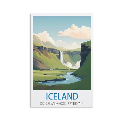 2000-teiliges Puzzle für Erwachsene, Island, Seljalandsfoss-Wasserfall, 2000-teiliges Puzzle, Lernspiele, Heimdekoration, Puzzle, 100 x 70 cm 2000-teiliges Puzzle für Erwachsene, Island, Seljalandsfoss-Wasserfall, 2000-teiliges Puzzle, Lernspiele, Heimdekoration, Puzzle, 100 x 70 cm von AFHMZ
