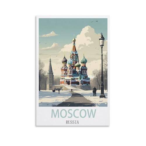 2000-teiliges Puzzle für Erwachsene, Moskau, Russland-Poster, 2000-teiliges Puzzle, Lernspiele, Heimdekoration, Puzzle, 100 x 70 cm von AFHMZ