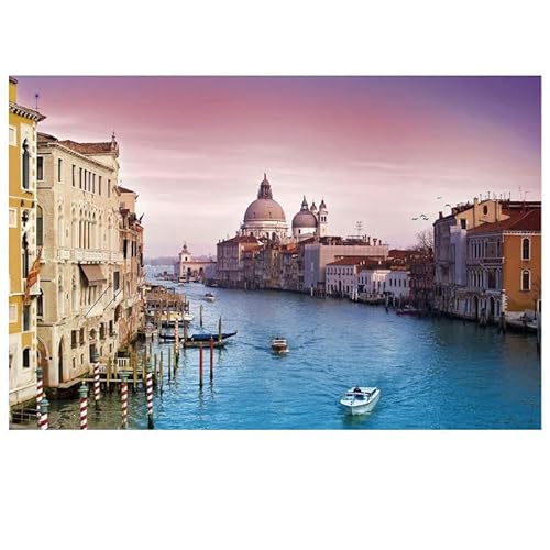 2000-teiliges Puzzle für Erwachsene, Venedig, Stadt auf dem Wasser, wunderschöne Landschaftsgemälde, stressreduzierendes Spielzeug, Geschenke, 70 x 100 cm 2000-teiliges Puzzle für Erwachsene, Venedig, Stadt auf dem Wasser, wunderschöne Landschaftsgemälde, stressreduzierendes Spielzeug, Geschenke, 70 x 100 cm von AFHMZ