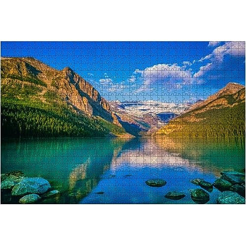 2000-teiliges Puzzle für Erwachsene und Kinder, Lake Louise, Kanadische Berge, Banff, Alberta, Kanada, Puzzle für Erwachsene, Lernspiele, Denksportaufgabe, Druckpuzzle für Erwachsene, 70 x 100 cm 2000-teiliges Puzzle für Erwachsene und Kinder, Lake Louise, Kanadische Berge, Banff, Alberta, Kanada, Puzzle für Erwachsene, Lernspiele, Denksportaufgabe, Druckpuzzle für Erwachsene, 70 x 100 cm von AFHMZ
