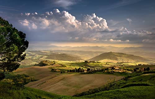 2000-teiliges Puzzle für Kinder und Jungen, Naturlandschaft, Italien, ländliche Landschaft, 100 x 70 cm 2000-teiliges Puzzle für Kinder und Jungen, Naturlandschaft, Italien, ländliche Landschaft, 100 x 70 cm von AFHMZ