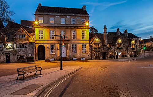 300 City Lights Straßenpuzzle Bradford on Avon, Wiltshire, England 38x26CM von AFHMZ