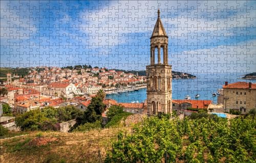 300-teiliges Puzzle für Erwachsene, Puzzles 300 für Erwachsene, Herausforderungsspielzeug, Puzzle für Erwachsene und Kinder, 300 Teile, Yachten, Kroatien, Hvar, 38 x 26 cm 300-teiliges Puzzle für Erwachsene, Puzzles 300 für Erwachsene, Herausforderungsspielzeug, Puzzle für Erwachsene und Kinder, 300 Teile, Yachten, Kroatien, Hvar, 38 x 26 cm von AFHMZ