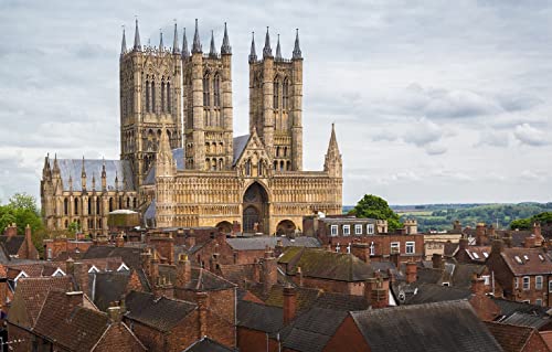 3D-Puzzle, 500 Teile, Lincoln-Kathedrale, Lincoln City, England, 52 x 38 cm 3D-Puzzle, 500 Teile, Lincoln-Kathedrale, Lincoln City, England, 52 x 38 cm von AFHMZ