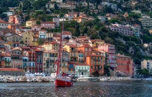 3D-Puzzle 1000 Teile Stadt Frankreich Architektur Yacht Promenade Port Côte d'Azur Villefranche-sur-Mer, Französische Riviera 52x38CM 3D-Puzzle 1000 Teile Stadt Frankreich Architektur Yacht Promenade Port Côte d'Azur Villefranche-sur-Mer, Französische Riviera 52x38CM von AFHMZ
