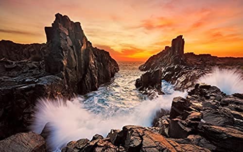 500 Puzzles für Erwachsene und Kinder, schöner Sonnenuntergang an der Küste, Karton-Puzzle-Set, Lernspielzeug, Herausforderungs-Puzzle, Spielzeug, Heimdekoration, Geschenke, 52 x 38 cm 500 Puzzles für Erwachsene und Kinder, schöner Sonnenuntergang an der Küste, Karton-Puzzle-Set, Lernspielzeug, Herausforderungs-Puzzle, Spielzeug, Heimdekoration, Geschenke, 52 x 38 cm von AFHMZ