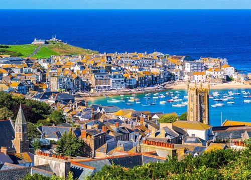 500 Teile Puzzle für Erwachsene Puzzle für Erwachsene Puzzle St. Ives Town 52x38CM von AFHMZ