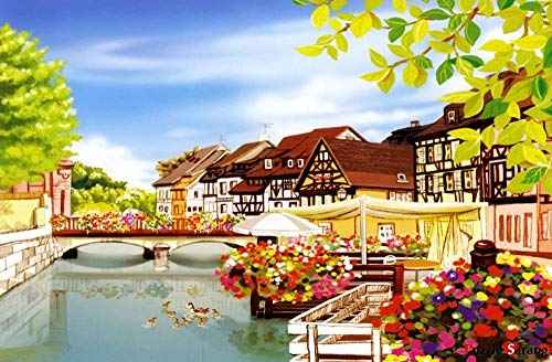 An einem sonnigen Frühlingstag, 1000-teiliges Puzzle, für Freunde, 70 x 50 cm von AFHMZ