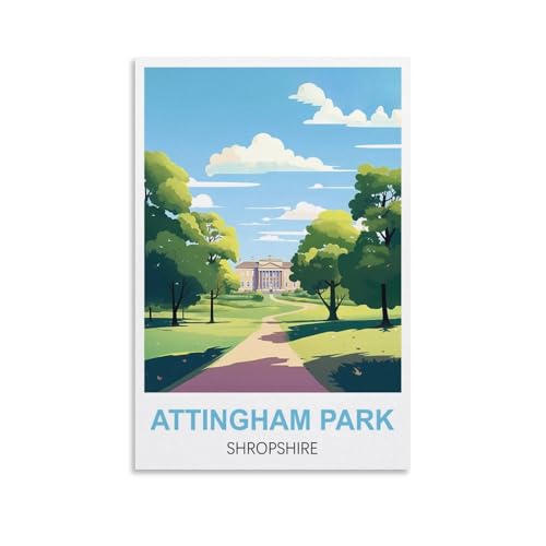 Anspruchsvolle Puzzles, Attingham Park Shropshire Puzzle 1000 Teile für Erwachsene, anspruchsvolle Puzzlespiele 70 x 50 cm von AFHMZ