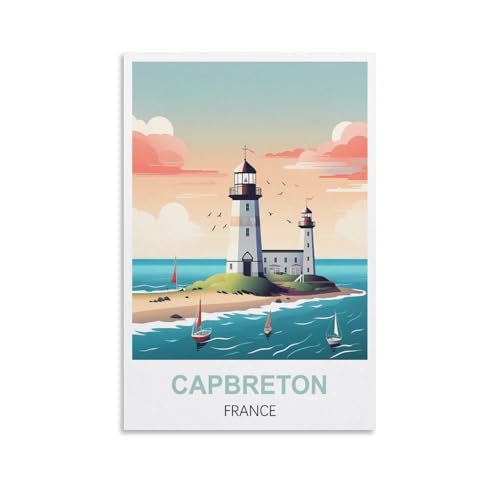 Anspruchsvolle Puzzles, Capbreton, Frankreich-Poster, Puzzle 2000 Teile für Erwachsene, anspruchsvolle Puzzlespiele, 100 x 70 cm Anspruchsvolle Puzzles, Capbreton, Frankreich-Poster, Puzzle 2000 Teile für Erwachsene, anspruchsvolle Puzzlespiele, 100 x 70 cm von AFHMZ