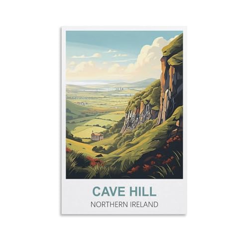 Anspruchsvolle Puzzles, Cave Hill Nordirland Puzzle 1000 Teile für Erwachsene, anspruchsvolle Puzzlespiele 70 x 50 cm von AFHMZ
