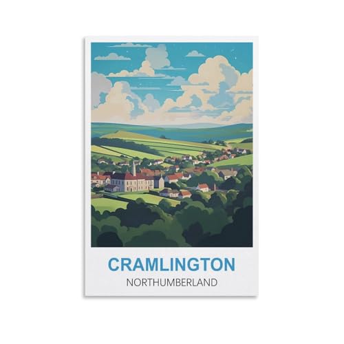 Anspruchsvolle Puzzles, Cramlington Northumberland Puzzle 1000 Teile für Erwachsene, anspruchsvolle Puzzlespiele 70 x 50 cm von AFHMZ