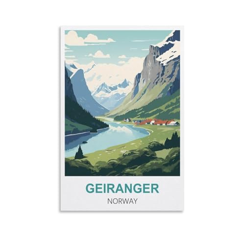 Anspruchsvolle Puzzles, Geiranger, Norwegen, Puzzle 1000 Teile für Erwachsene, anspruchsvolle Puzzlespiele, 70 x 50 cm Anspruchsvolle Puzzles, Geiranger, Norwegen, Puzzle 1000 Teile für Erwachsene, anspruchsvolle Puzzlespiele, 70 x 50 cm von AFHMZ